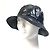 Cappello bucket in nylon nero Louis Vuitton - vista 13