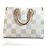 Borsa tote On the Go MM Damier Pastel Louis Vuitton Bianco - vista 11