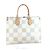 Borsa tote On the Go MM Damier Pastel Louis Vuitton Bianco - vista 2