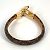 Bracciale charm in tela Monogram Vivienne di Louis Vuitton Marrone Monogramma - vista 2