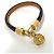 Bracciale Charm Monogramma Louis Vuitton Marrone