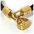 Bracciale Charm Monogramma Louis Vuitton Marrone - vista 4