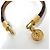 Bracciale Charm Monogramma Louis Vuitton Marrone - vista 5
