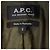 Apc Manteau en laine verte A.P.C. à imprimé chevrons avec poches latérales - vue 2