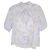 Erdem Blumenbluse aus hellblauer Seide