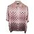 Camicia da bowling Amiri Gradient Tape in seta rosa