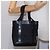 Borsa a mano GUCCI in nylon e pelle nera argento 000 2854 0500 5 Auth 85984 Nero - vista 13