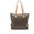 Borsa tote Cabas Mezzo in monogramma Louis Vuitton marrone