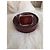 Cartier Gürtel Dunkelrot Leder Goldfarben 75 cm Bordeaux Gold hardware - Ansicht 2