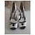 Décolleté Dolce & Gabbana in vernice nera Nero Bianco Silver hardware - vista 2