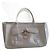 Borsa Furla in pelle bianca e beige Bianco Silver hardware
