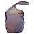 Coach Chunky Handtasche aus lila Leder mit Silberhardware Silber Hardware
