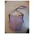Coach Chunky Handtasche aus lila Leder mit Silberhardware Silber Hardware - Ansicht 2