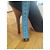 D&G Denim-Pumps mit 10cm Absatz Blau Cognac - Ansicht 7