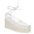 Bottega Veneta Espadrillas con Zeppa Stretch Bianco