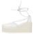 Bottega Veneta Espadrillas con Zeppa Stretch Bianco - vista 2