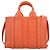 Borsa tote Woody Small Chloé arancione - vista 5