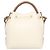 Borsa a secchiello in pelle grana Chloé Marcie bianca - vista 3