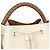Borsa a secchiello in pelle grana Chloé Marcie bianca - vista 4