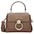 Borsa Mini Chloé Tess Marrone  - vista 1