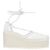 Wedge espadrillas Stretch di Bottega Veneta Bianco - vista 5