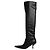 The row Black leather knee-high boots - size EU 39.5