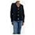 Sacai Black panelled wool knit cardigan - size UK 6  ref.1598362