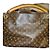 Bolsa de mão Louis Vuitton Artsy MM em couro marrom escuro Castanho escuro