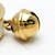 Hermès Brazalete de cuero y metal Hermes Bell Blanco Dorado  - vista 5