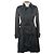 Trench Altuzarra Estampado Pitón Negro