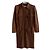 Yves Saint Laurent Wollkleid Braun