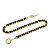 Kette mit Medaillon-Platte von Chanel Schwarz Golden