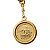 Kette mit Medaillon-Platte von Chanel Schwarz Golden - Ansicht 3