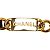 Kette mit Medaillon-Platte von Chanel Schwarz Golden - Ansicht 4