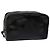 Vanity CHANEL COCO Marca Pochette Cosmetica Smalto Nero Oro CC Auth bs16594 D'oro