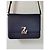 Borsa Zadig & Voltaire Le City ZV Initiale in pelle blu Blu navy Blu scuro Silver hardware - vista 10