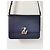 Borsa Zadig & Voltaire Le City ZV Initiale in pelle blu Blu navy Blu scuro Silver hardware - vista 2