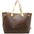 Neverfull GM Tote Bag mit Louis Vuitton-Initialen Braun Monogramm