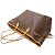 Neverfull GM Tote Bag mit Louis Vuitton-Initialen Braun Monogramm - Ansicht 4