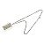 Collana Piastra Cambon di Chanel Argento Bianco - vista 5