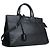 SAINT LAURENT - Borsa Saint Laurent Rive Gauche in pelle nera e camoscio Nero - vista 2