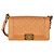 Bolsa Boy Flap Medium Matelassê Chanel em Couro de Cordeiro Marrom Vermelho