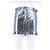 Faldas Versace T.IT 38 Cuero Azul