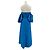 Autre Marque Vestido Shona Joy T.FR 34 de algodón Azul - vista 2
