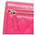 Portafoglio classico piccolo con patta Chanel Matelassé Coco Mark Rosa - vista 6