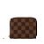Monedero Zippy Damier Louis Vuitton Castaño Damier ebene - vista 2