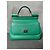 Borsa Dolce & Gabbana Sicily Bag Mini Verde Pelle - vista 3