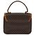 Céline Borsa a mano in tela Macadam CELINE in pelle PVC 2 in 1 marrone oro Auth 86265 D'oro - vista 2