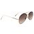 Occhiali da sole aviator specchiati Acne Studios in tono oro