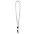 Autre Marque Collana lariat a corno con perle Bavna bianche e nere, onice e pavé di diamanti Nero - vista 2